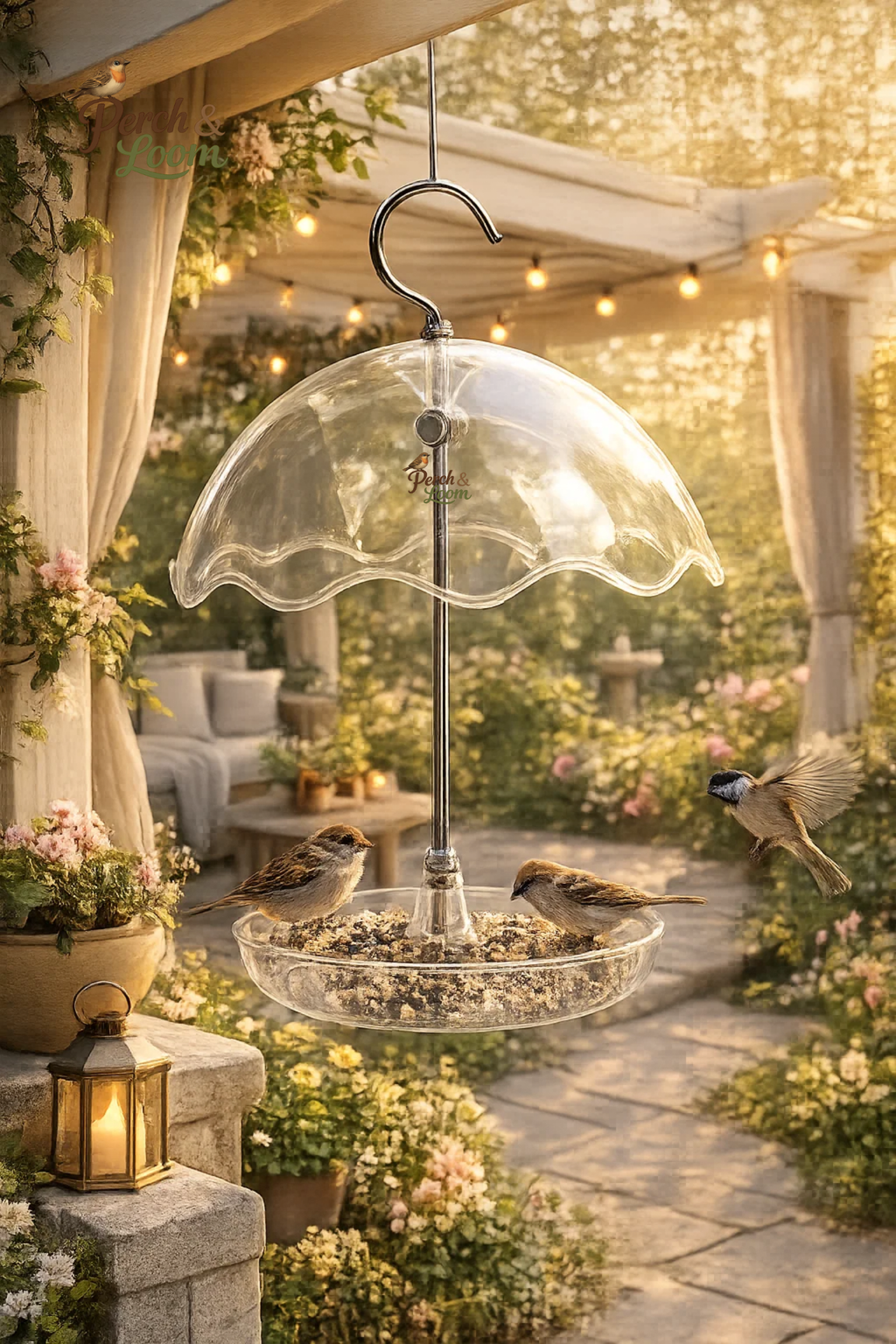 Tilt-Top Hanging Squirrel Baffle