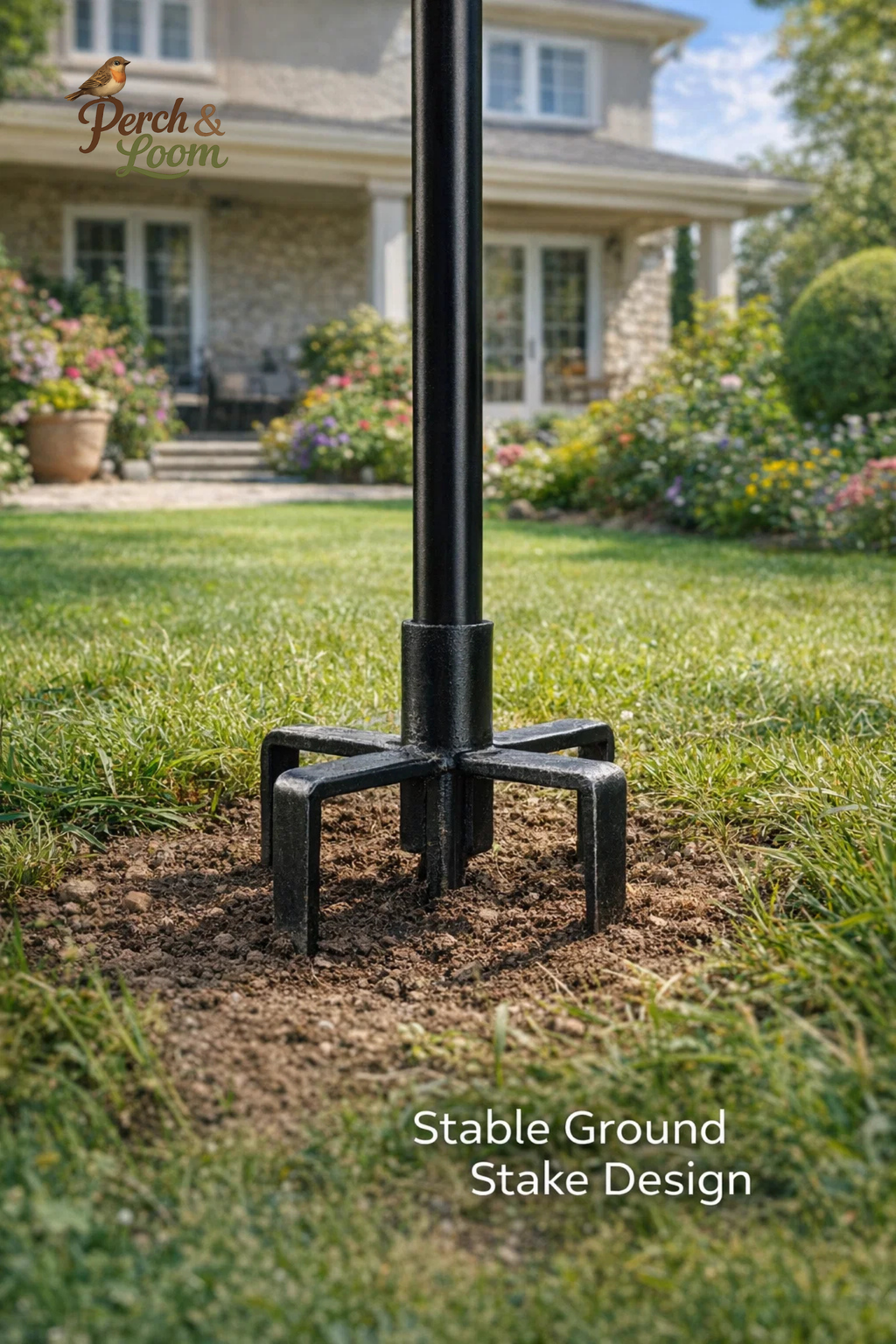 Heavy-Duty Shepherd’s Hook Garden Pole